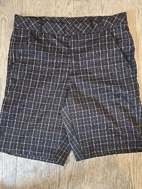 NWOT MENS FILA SPORT GOLF 34 PLAID CHECK CLASSIC SHORTS